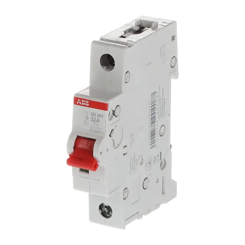ABB SD201 Рубильник 1P 32A рычаг красный 3