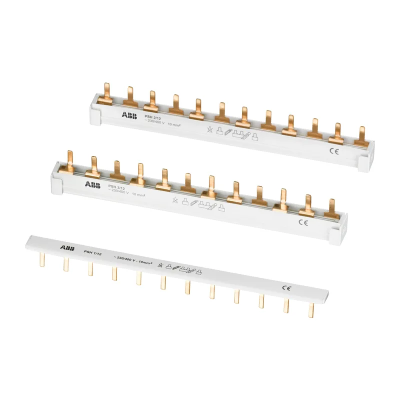 ABB Гребенчатая шина PSH4/12 4-полюсная 63А (N L1 L2 L3) 12 модулей Compact Home