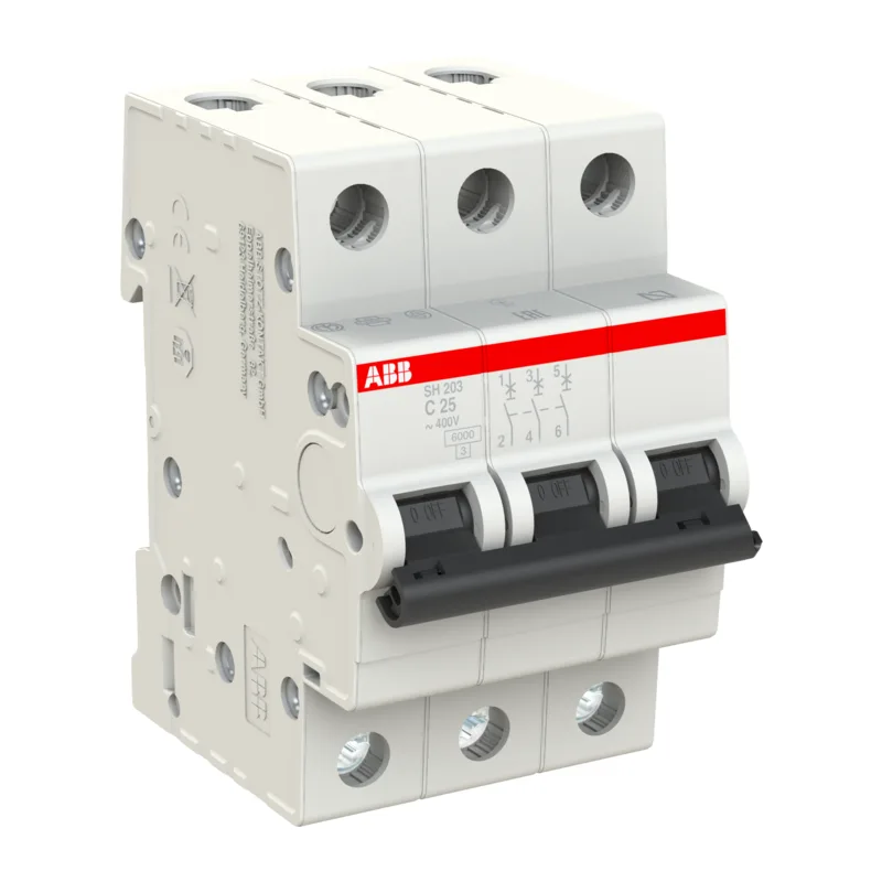 Автоматический выключатель ABB SH203 C25 25A (C) 6 kA 2CDS213001R0254 4