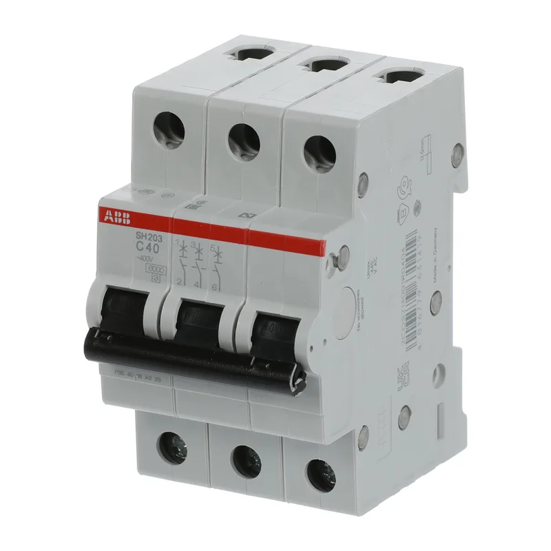 Автоматический выключатель ABB SH203 C40 40A (C) 6 kA 2CDS213001R0404 3