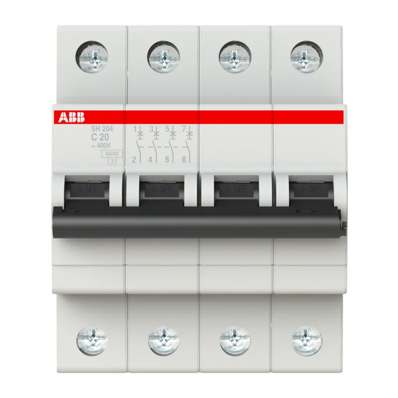Автоматический выключатель ABB SH204 C20 20A (C) 6 kA 2CDS214001R0204 2