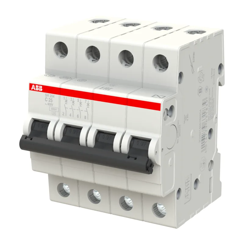 Автоматический выключатель ABB SH204 C25 25A (C) 6 kA 2CDS214001R0254 3