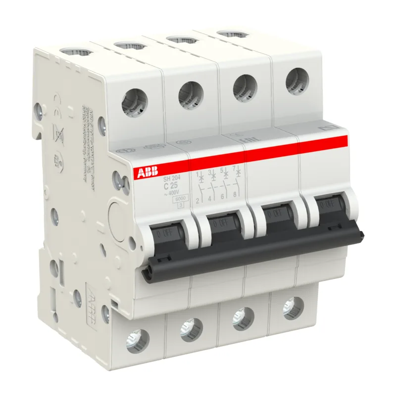 Автоматический выключатель ABB SH204 C25 25A (C) 6 kA 2CDS214001R0254 4