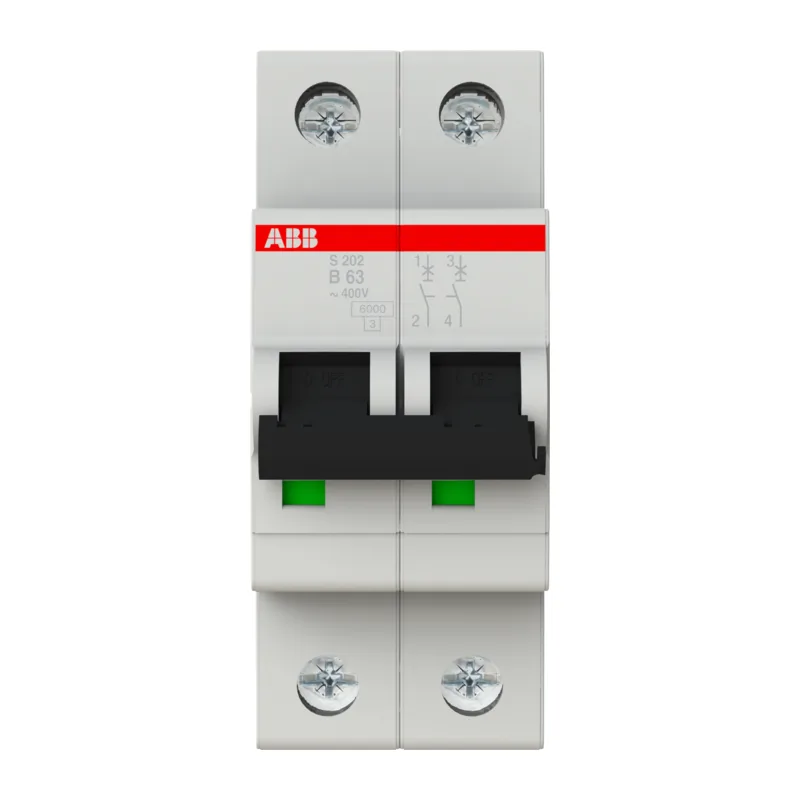 Автомат ABB S202 B63 63A (B) 6kA 2CDS252001R0635 2