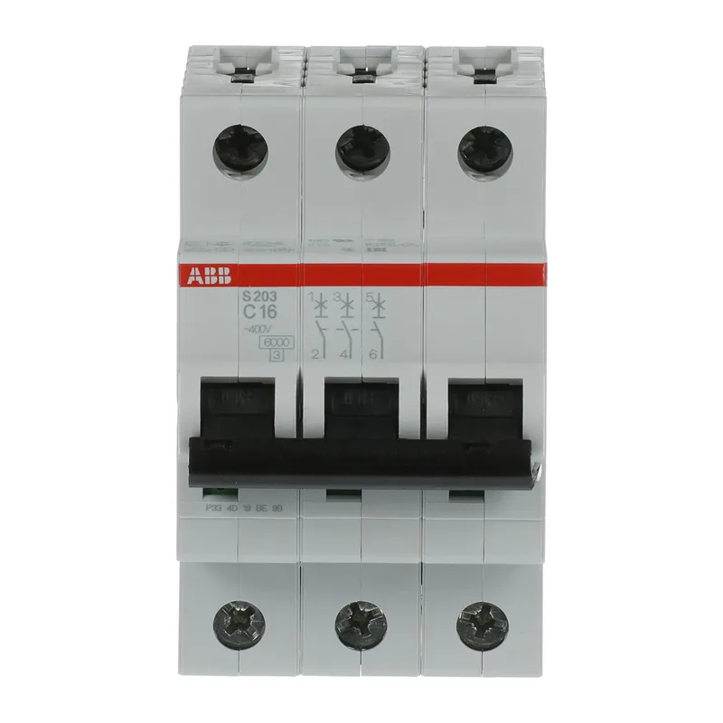 Автомат ABB S203 C16 16A (C) 6kA 2CDS253001R0164 2