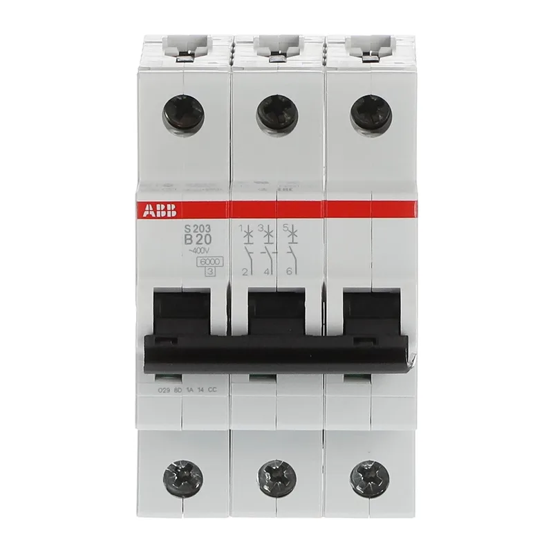 Автомат ABB S203 B20 20A (B) 6kA 2CDS253001R0205 2