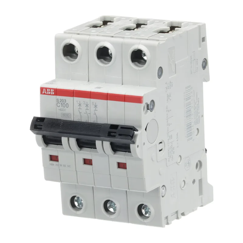 Автомат ABB S203 C100 100A (C) 6kA 2CDS253001R0824 3