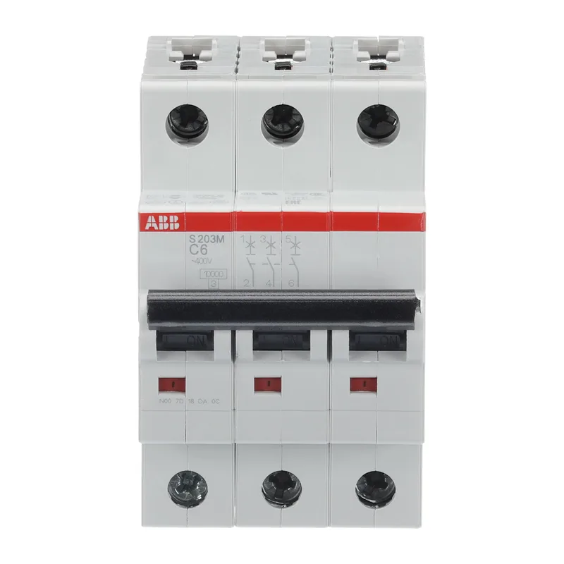 Автомат ABB S203M C6 6A (C) 10kA 2CDS273001R0064 2
