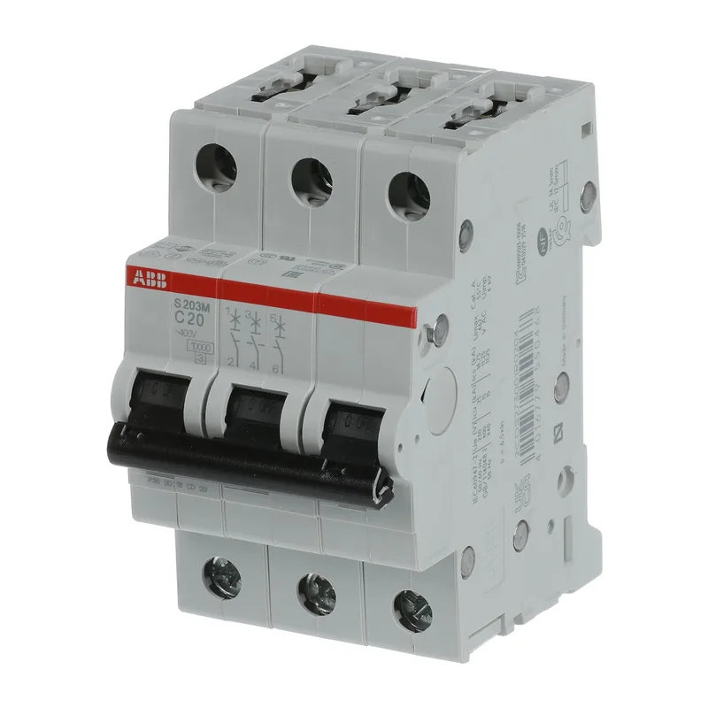 Автомат ABB S203M C20 20A (C) 10kA 2CDS273001R0204 3