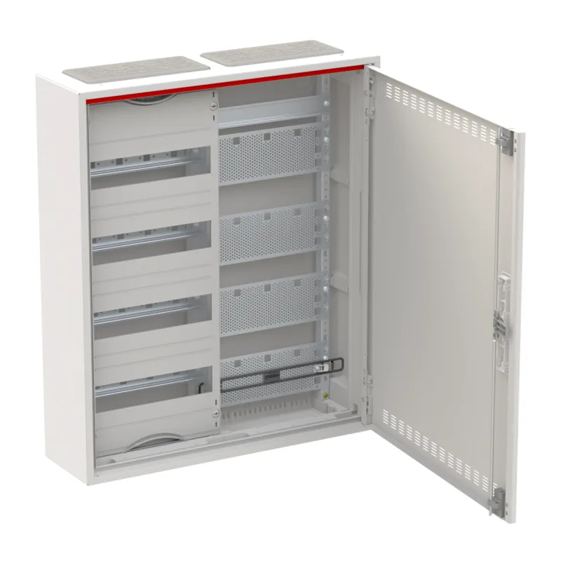 ABB ComfortLine СА24VML Щит навесной 48М IP30 с медиапанелями, между DIN-рейками 125 мм, с самозажимными клеммами 4