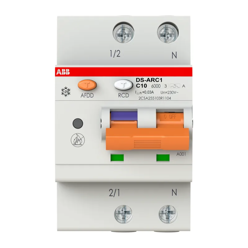 DS-ARC1 C10 A30 Дифференциальный автомат с защитой от дуги ABB 10А 30mA (C) тип А 6кА 3M