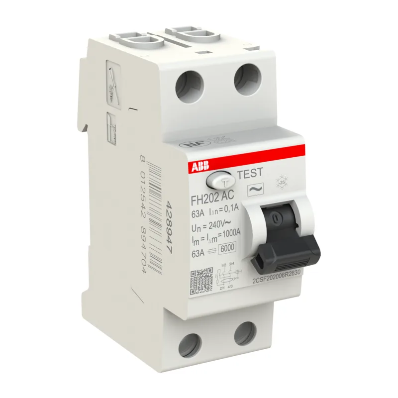 УЗО ABB FH202 AC-63/0.1 63А 100mA (AC) 2CSF202006R2630 4
