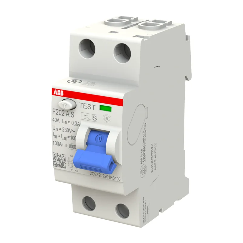 УЗО ABB F202 A S-40/0.3 40А 300mA (А) селективный 2CSF202201R3400 3