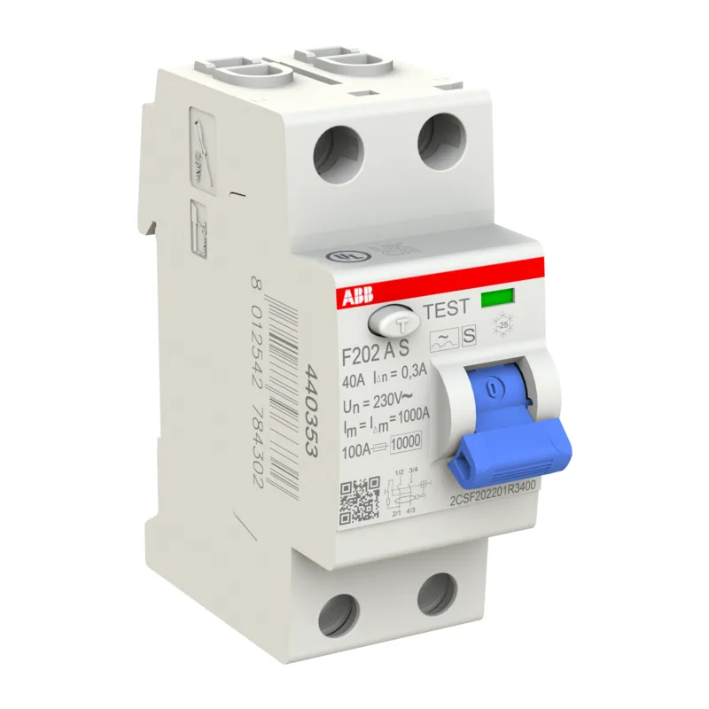 УЗО ABB F202 A S-40/0.3 40А 300mA (А) селективный 2CSF202201R3400 4