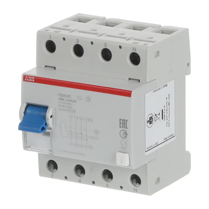 УЗО ABB F204 AC-125/0.3 125А 300mA (АС) 2CSF204001R3950 3