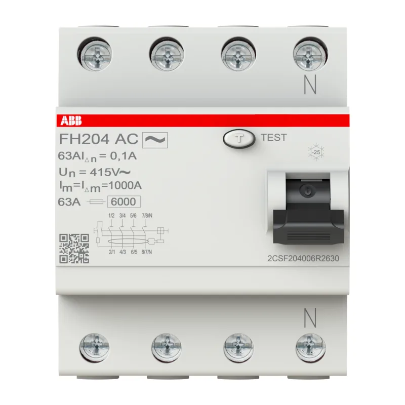 УЗО ABB FH204 AC-63/0.1 63А 100mA (AC) 2CSF204006R2630 2