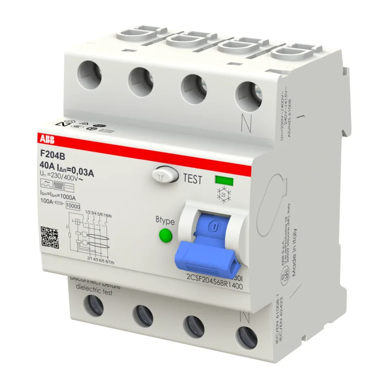 УЗО ABB F204 B-40/0.03 40А 30mA (B) 3