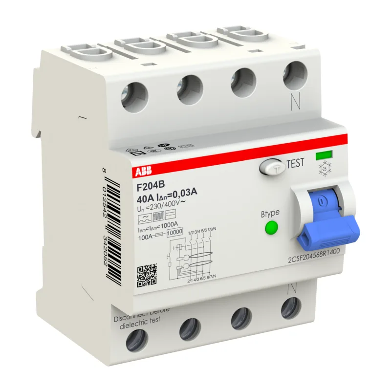 УЗО ABB F204 B-40/0.03 40А 30mA (B) 4