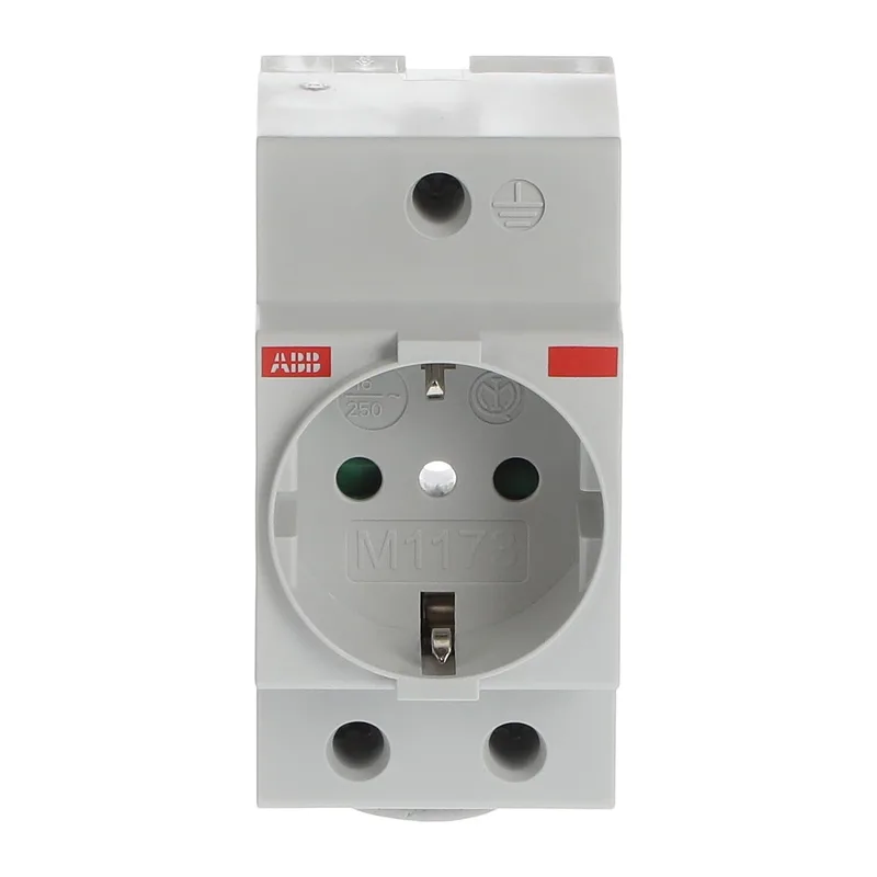 ABB M1173 Розетка щитовая 2Р+N 16A на DIN-рейку (2CSM110000R0701)