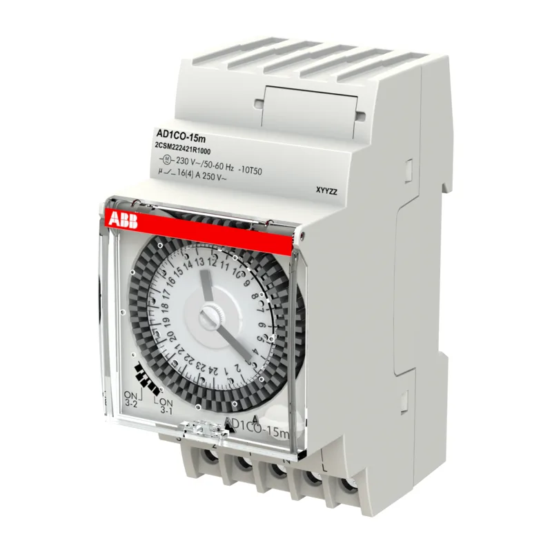 Реле времени ABB AD1CO-15m (АТ2е) суточным циклом 1 канал - 15 мин (2CSM222421R1000) 2