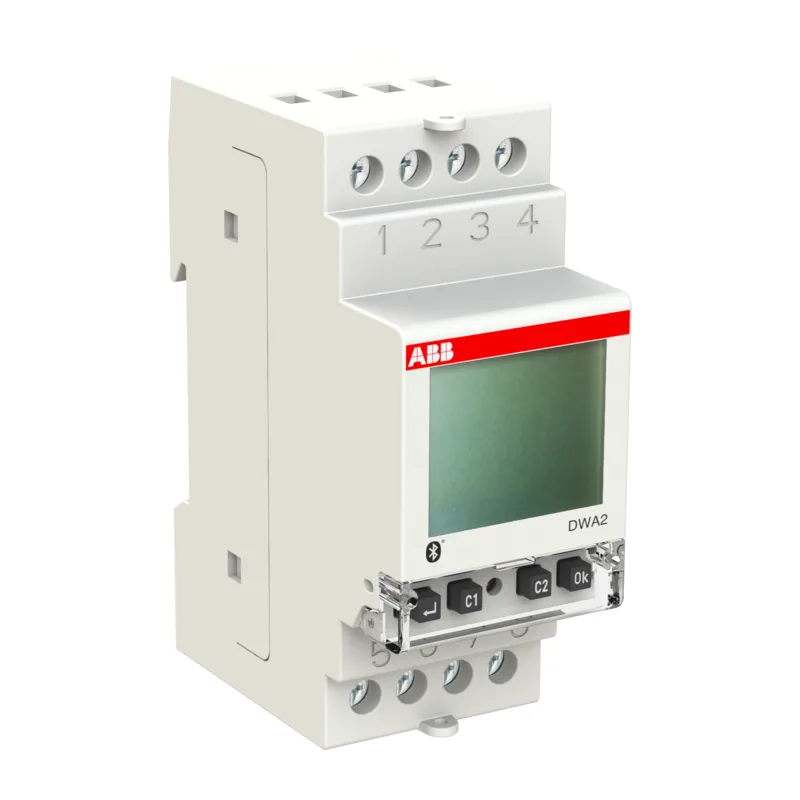 DWA2 Реле времени недельное цифровое ABB с астрономической функцией 2 канала 16А 2НО/НЗ 3