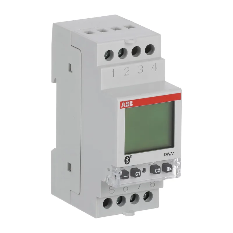DWA1 Реле времени цифровое недельное астрономическое ABB, Uпит. 115…230V AC, контакт 1СО 10А 3