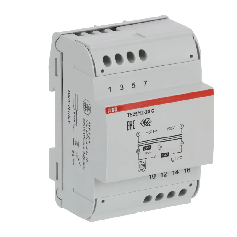 ABB Трансформатор разделительной безопасности ABB типа TS25/12-24C 2CSM251043R0811 3