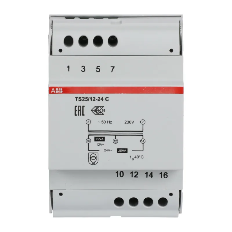 ABB Трансформатор разделительной безопасности ABB типа TS25/12-24C 2CSM251043R0811