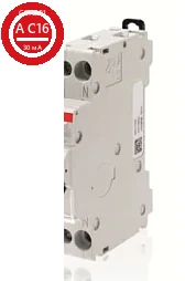 Дифавтомат ABB GSN201 L C16 AC30 1P+N (C) 16A 30mA тип AC