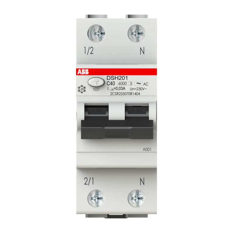 ABB DSH201 C40 AC30 Диффавтомат 1P+N 40A 30mA (AC) хар. C 2