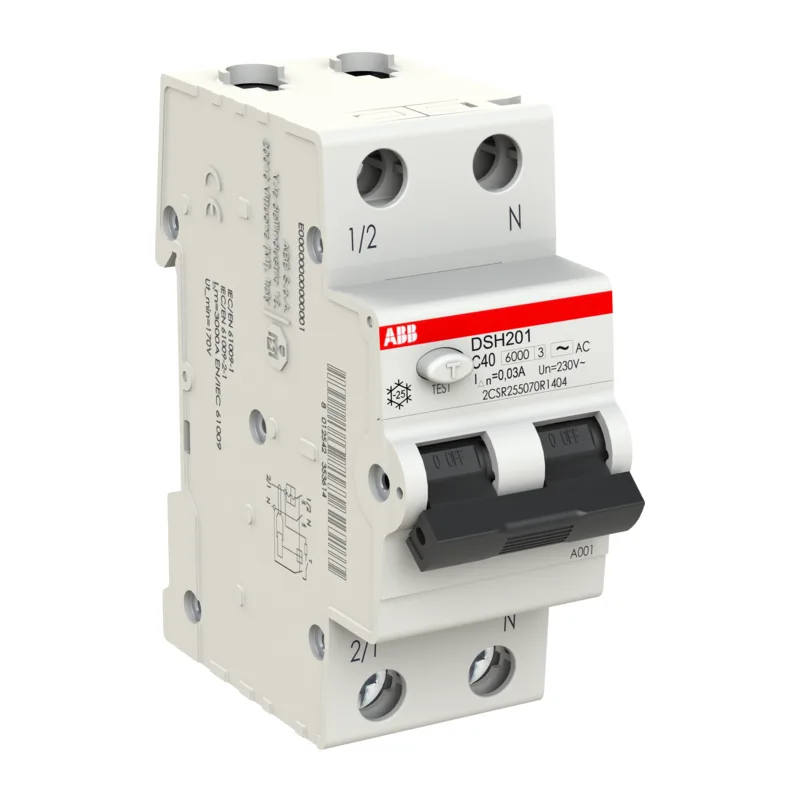 ABB DSH201 C40 AC30 Диффавтомат 1P+N 40A 30mA (AC) хар. C 4
