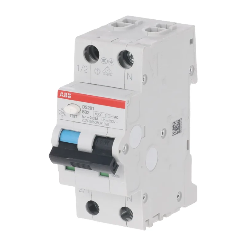 Дифавтомат ABB DS201 B32 AC30 (2П B 32A 30mA тип AC) 3