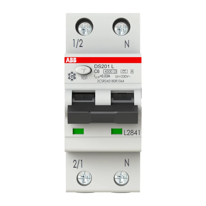 Дифавтомат ABB DS201 C16 A30 (2П C 16A 30mA тип A) 3