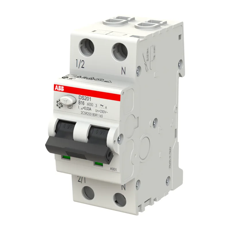 Дифавтомат ABB DS201 B16 A30 (2П B 16A 30mA тип A) 3