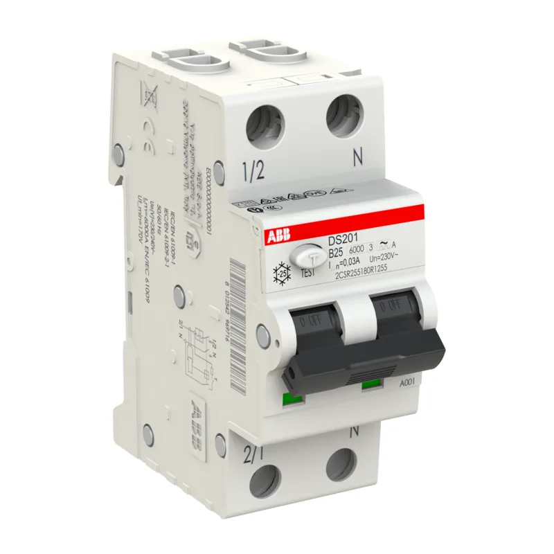Дифавтомат ABB DS201 B25 A30 (2П B 25A 30mA тип A) 4