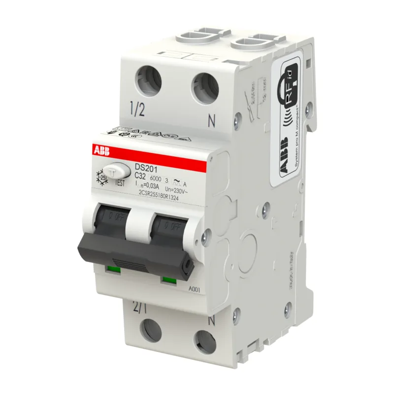 Дифавтомат ABB DS201 C32 A30 (2П C 32A 30mA тип A) 3