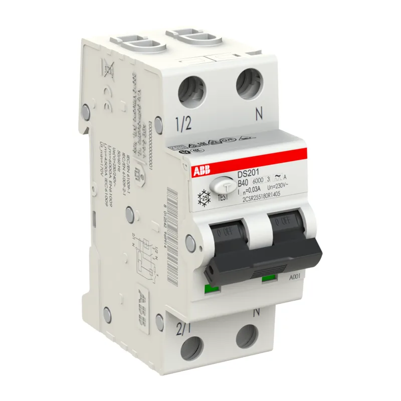 Дифавтомат ABB DS201 B40 A30 (2П B 40A 30mA тип A) 2CSR255180R1405 4