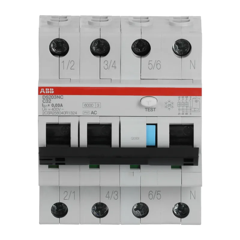 ABB DS203NC C32 Диффaвтомат 3P 32A 30mA 6kA (C) тип AC 2