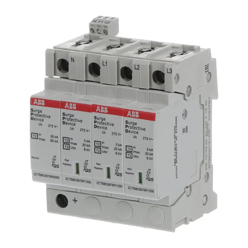 ABB Ограничитель перенапряжения УЗИП OVR T2-T3 3N 20-275 P TS QS 3