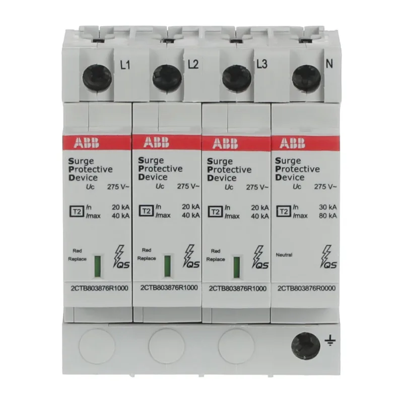 ABB Ограничитель перенапряжения УЗИП OVR T2 3N 40-275 P QS ABB 2CTB803973R1100 2