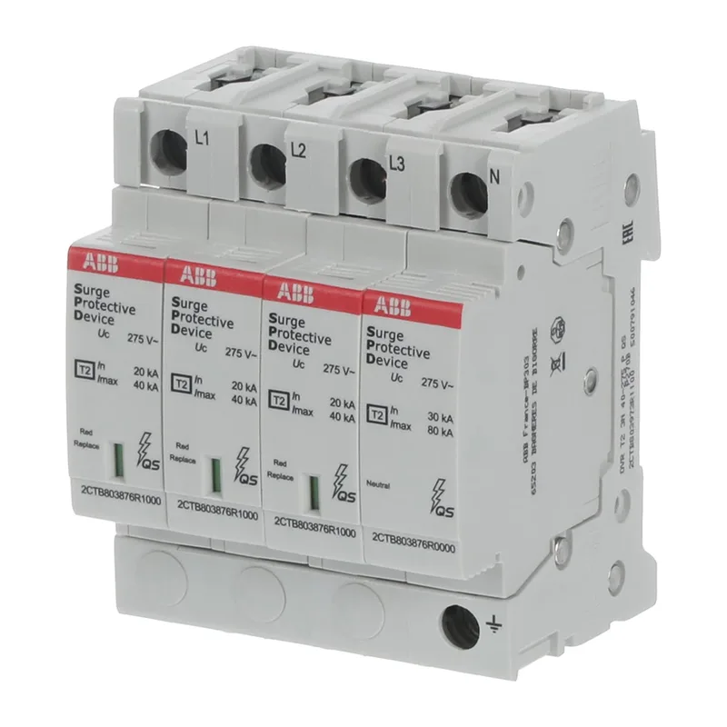 ABB Ограничитель перенапряжения УЗИП OVR T2 3N 40-275 P QS ABB 2CTB803973R1100 3
