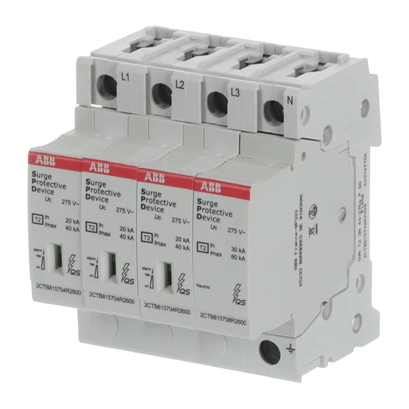 ABB Ограничитель перенапряжения УЗИП OVR T2 3N 40-275s P QS 3