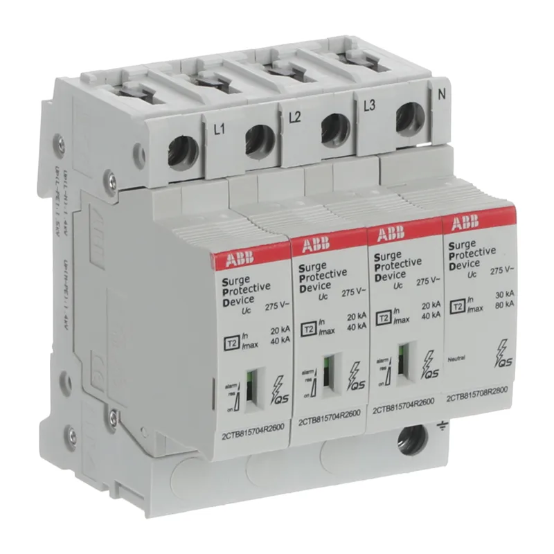 ABB Ограничитель перенапряжения УЗИП OVR T2 3N 40-275s P QS 4