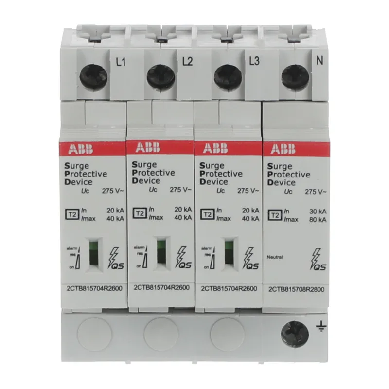 ABB Ограничитель перенапряжения УЗИП OVR T2 3N 40-275s P QS