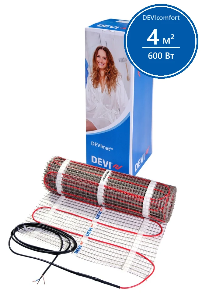 DEVIcomfort 150T (DTIR-150) - мат Devi 4 м²