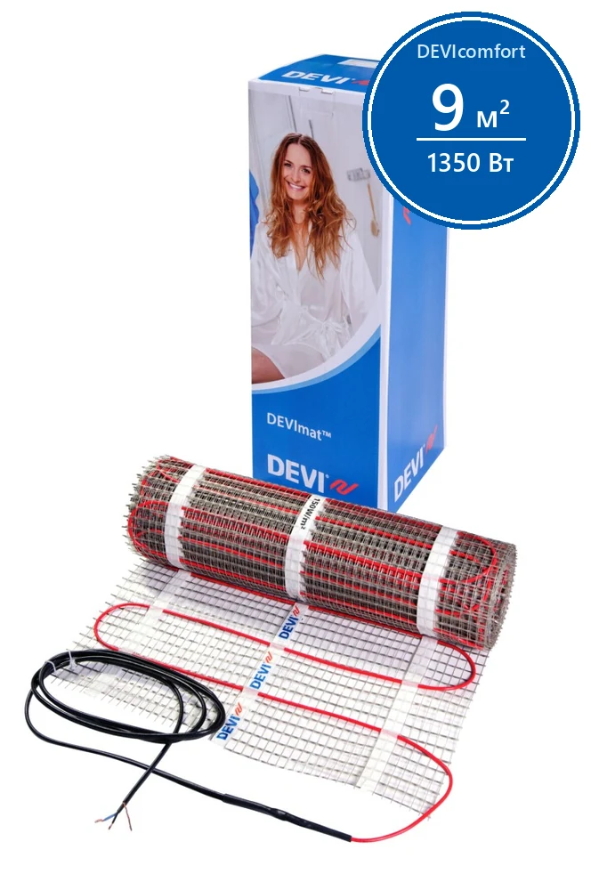 DEVIcomfort 150T (DTIR-150) - мат Devi 9 м²