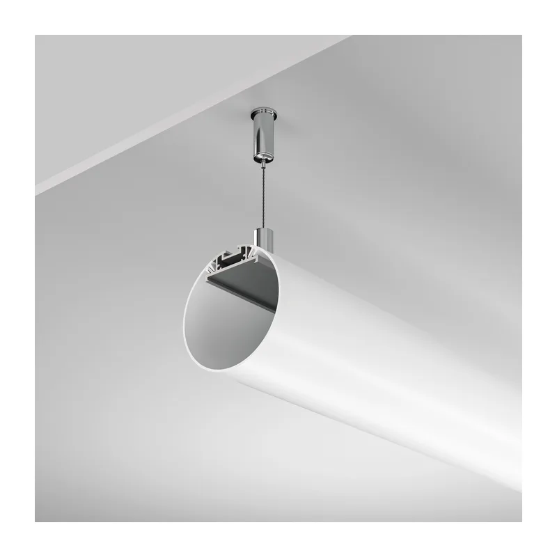 Алюминиевый профиль подвесной D60 (Серебро, 2 м), ALM-D60-S-2M Maytoni