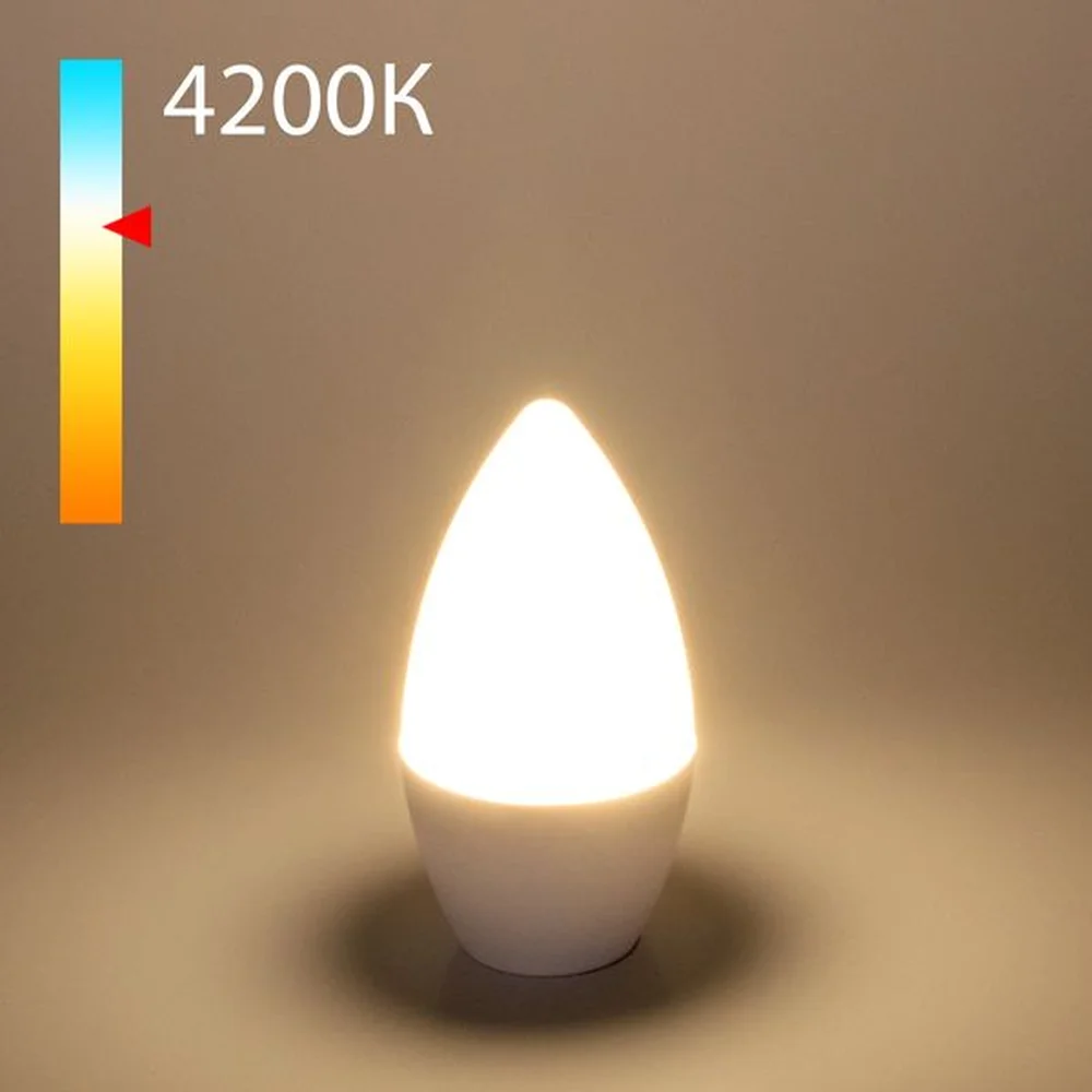 Светодиодная лампа "Свеча" C37 8W 4200K E14 BLE1403 Elektrostandard