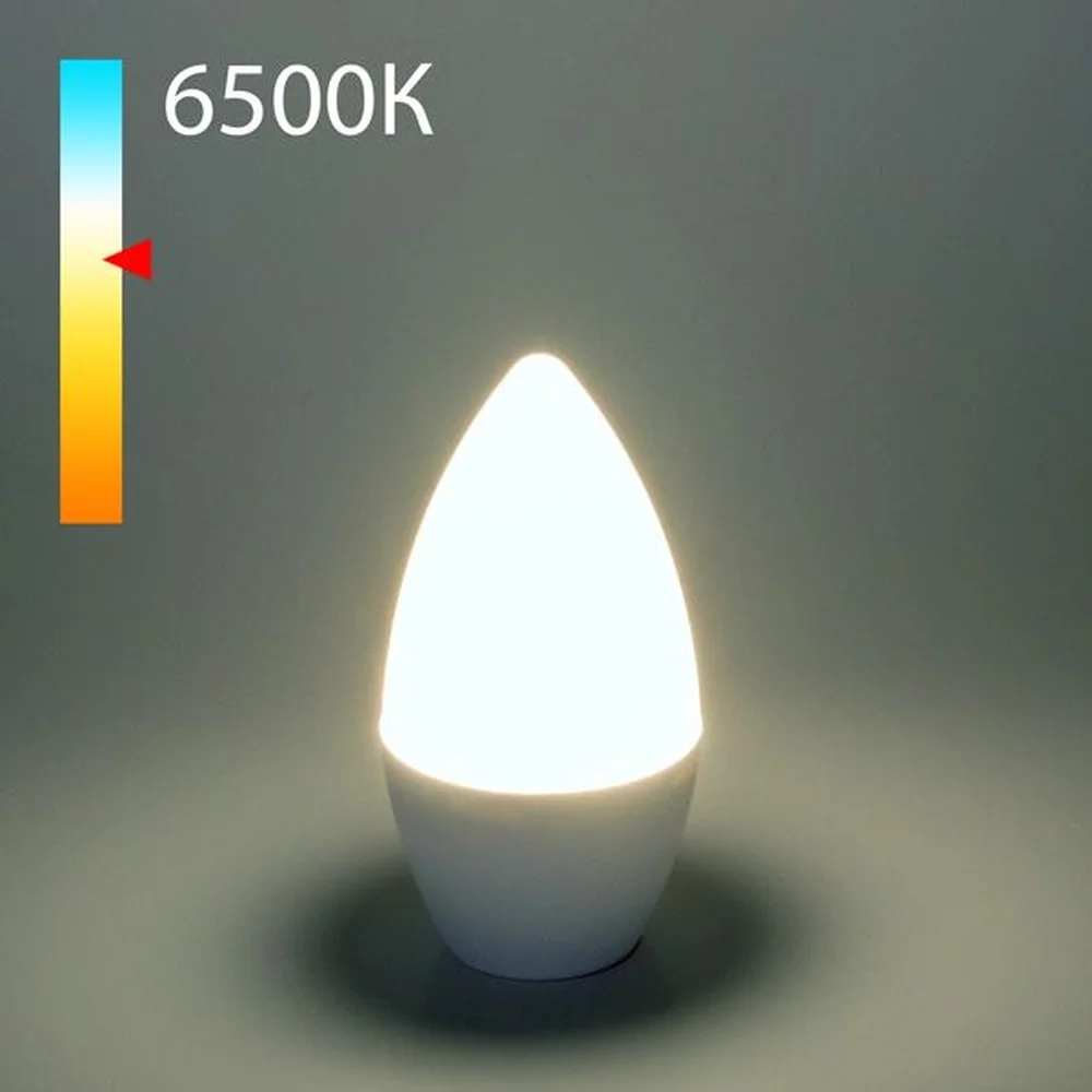 Светодиодная лампа "Свеча" C37 8W 6500K E14 BLE1404 Elektrostandard