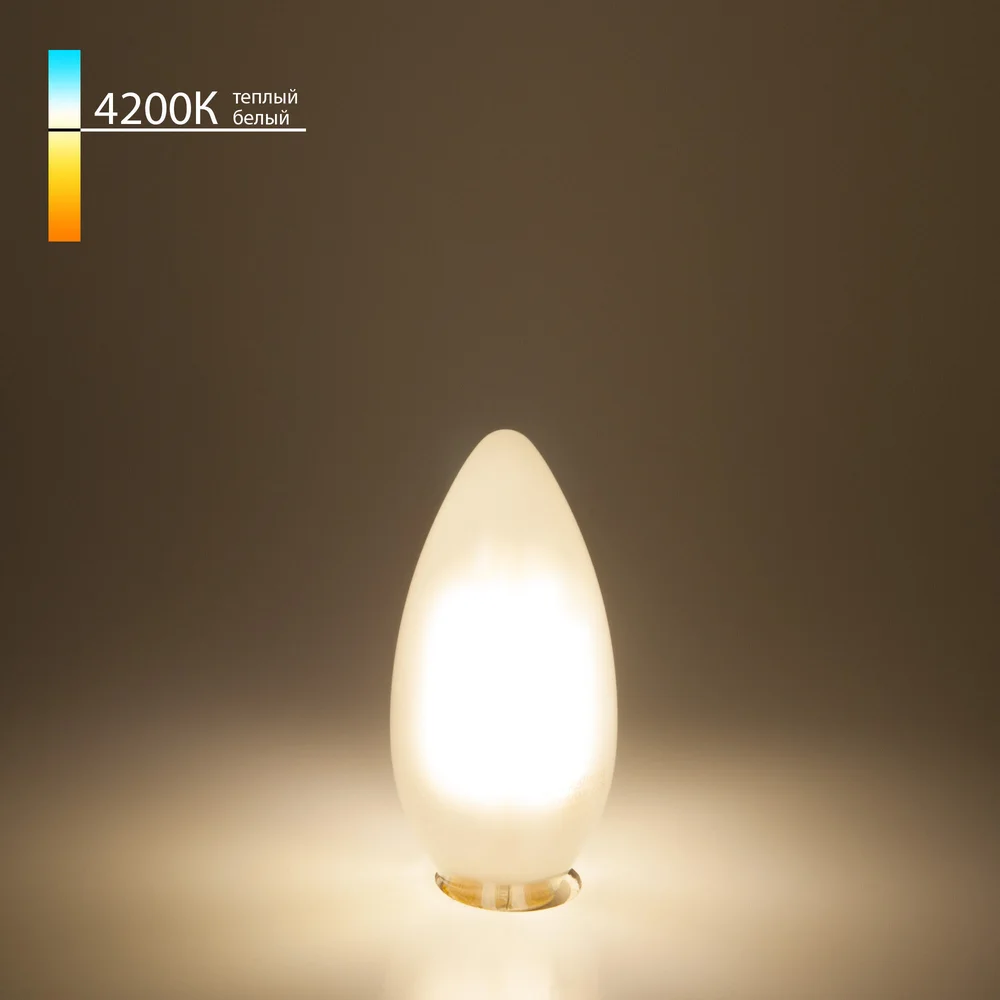 Филаментная светодиодная лампа "Свеча" С35 7W 4200K E14 BLE1410 Elektrostandard